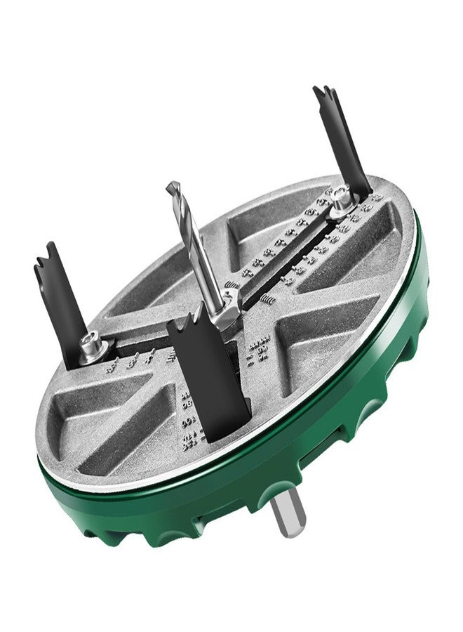 amiciTools Adjustable Hole Saw Bit for Sawing Various Diameters 45-130MM, High Precision Cutting Tool for Wood, Plastic, and Drywall - Image 1
